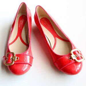 Naturalizer Pink Patent Round Toe Ballerinas Flats Low Heel Slip-on Shoes Size 5